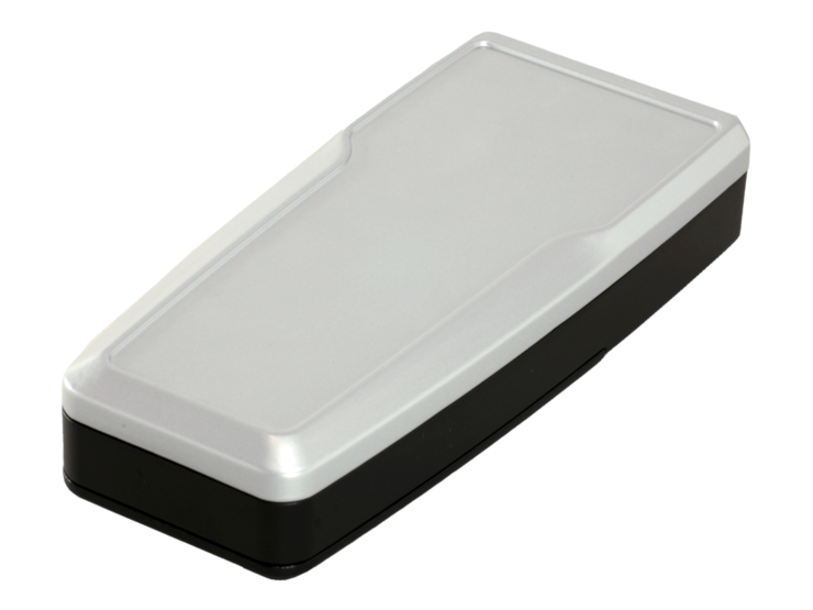 Ausführung S mit T-förmiger Tastaturfläche, in silbermetallic/schwarz RAL 9005