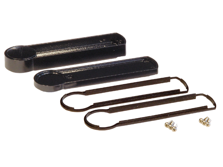 Enddeckelsatz DK - 1 tiefer Enddeckel mit M16 Verschlussschraube, 1 flacher Enddeckel, 2 TPE-Dichtungen, Befestigungen
