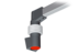 taraPLUS Type Elbow console coupling A, hanging
